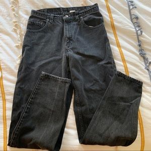 Levis size 30 waist 34 long high waisted mom jeans